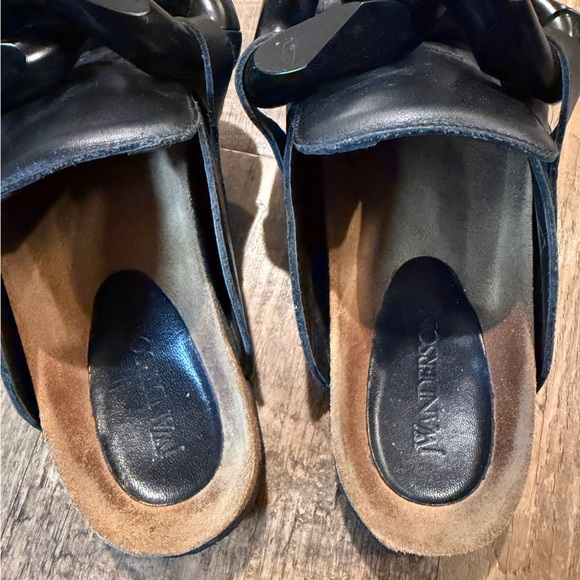 JW Anderson Black Chain Detail Women's Loafers leather 37 - Picture 4 of 4